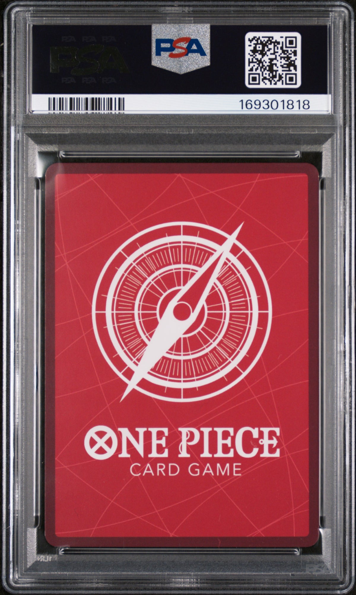 One Piece Card Game Monkey D. Luffy OP01-003 Supernovas/Straw Hat Crew PSA 9