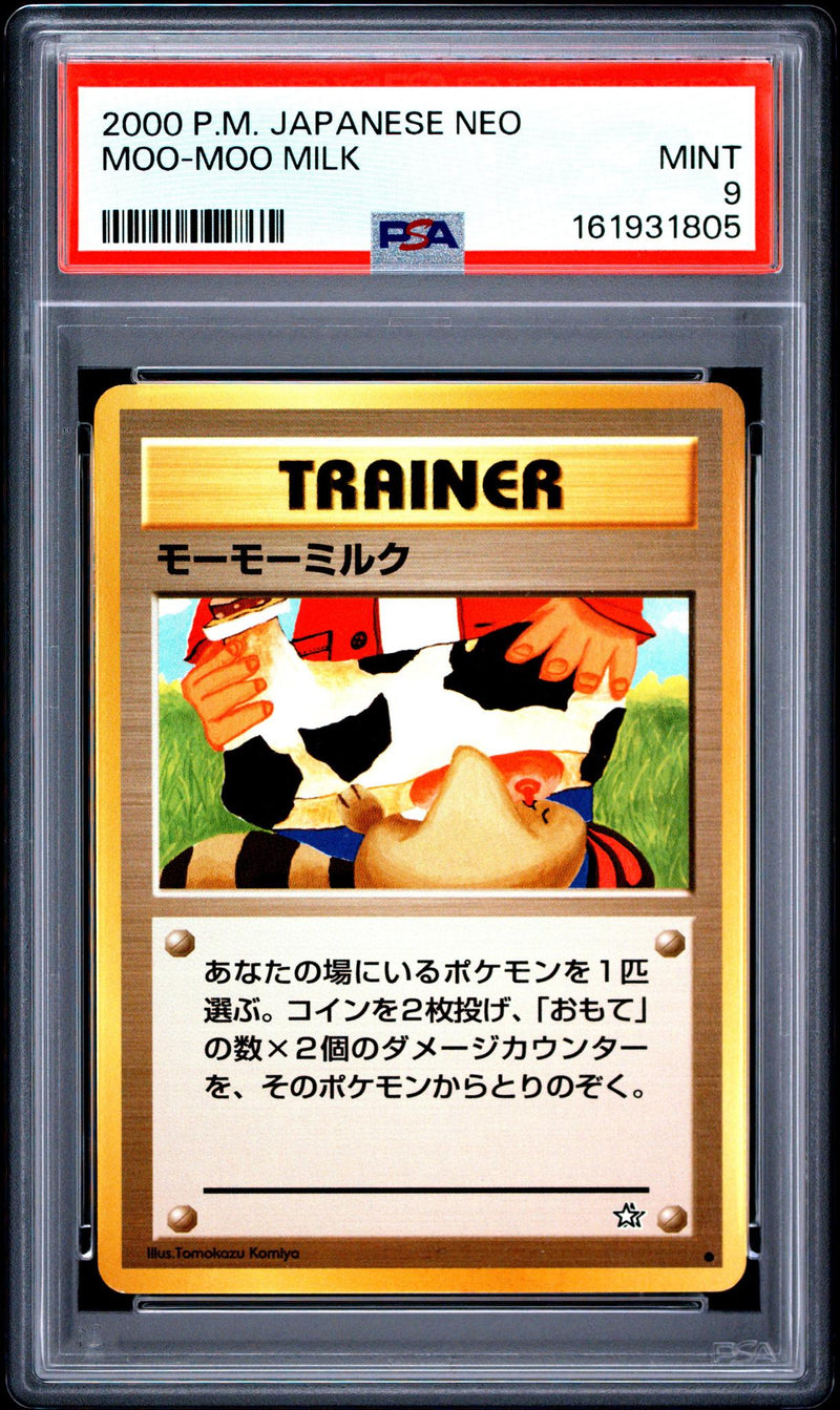 Pokémon Japanese Neo Moo-Moo Milk PSA 9