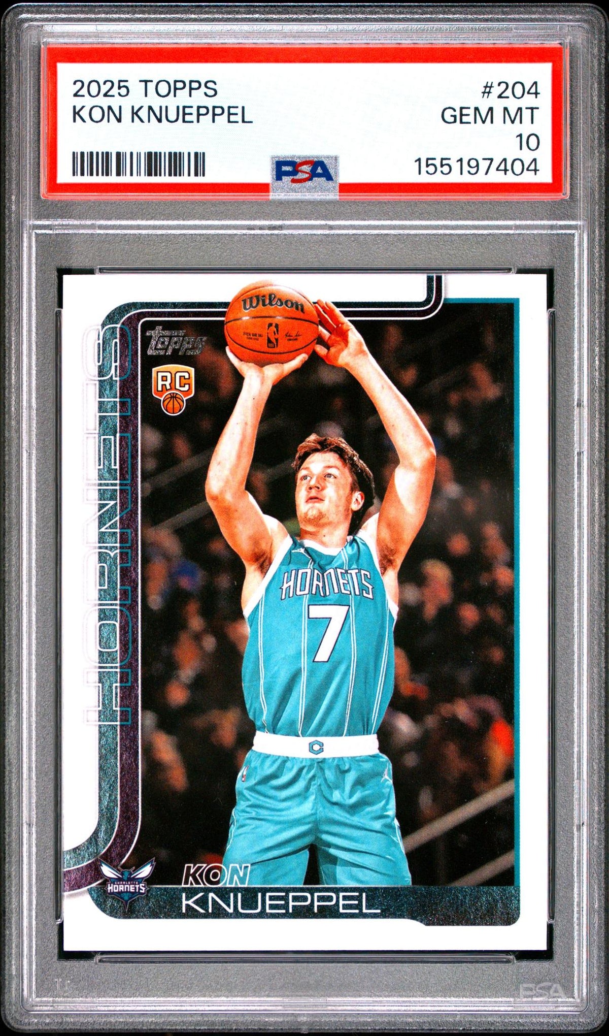 2025 Topps Kon Knueppel #204 PSA 10