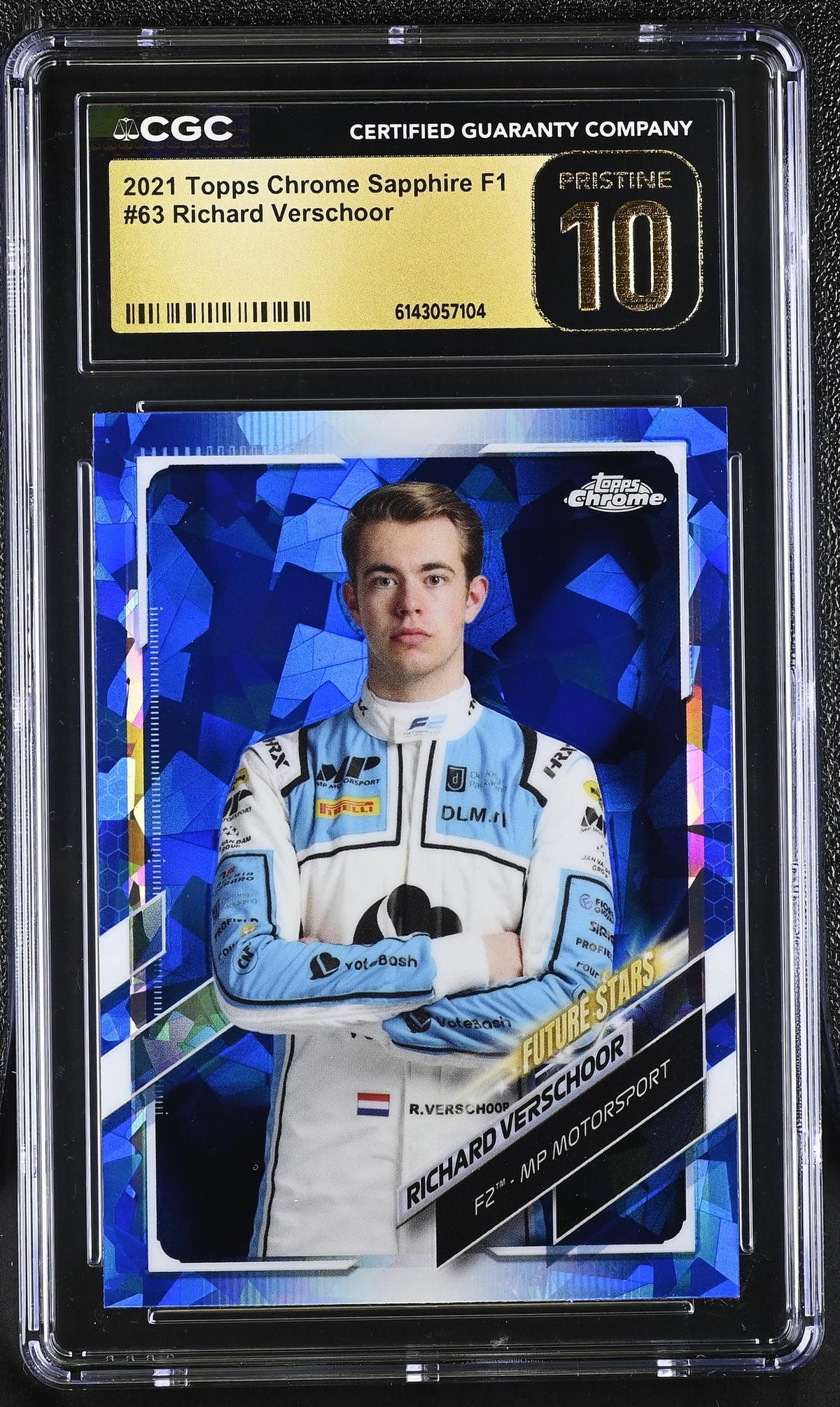 2021 Topps Chrome #63 Richard Verschoor Future Stars CGC 10