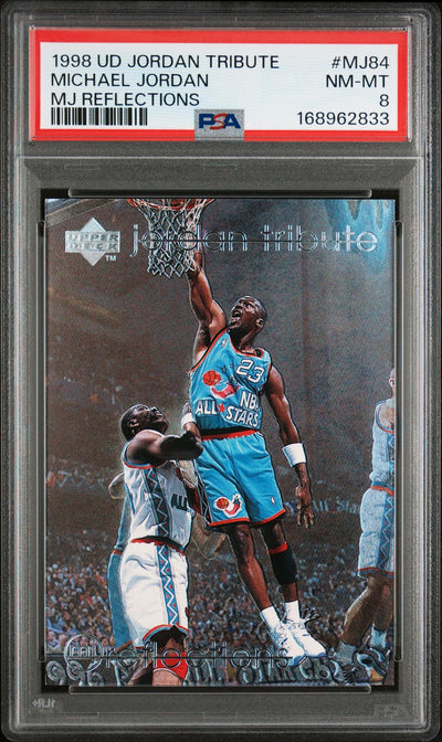 1998 Upper Deck MJ Reflections Michael Jordan #MJ84 PSA 8