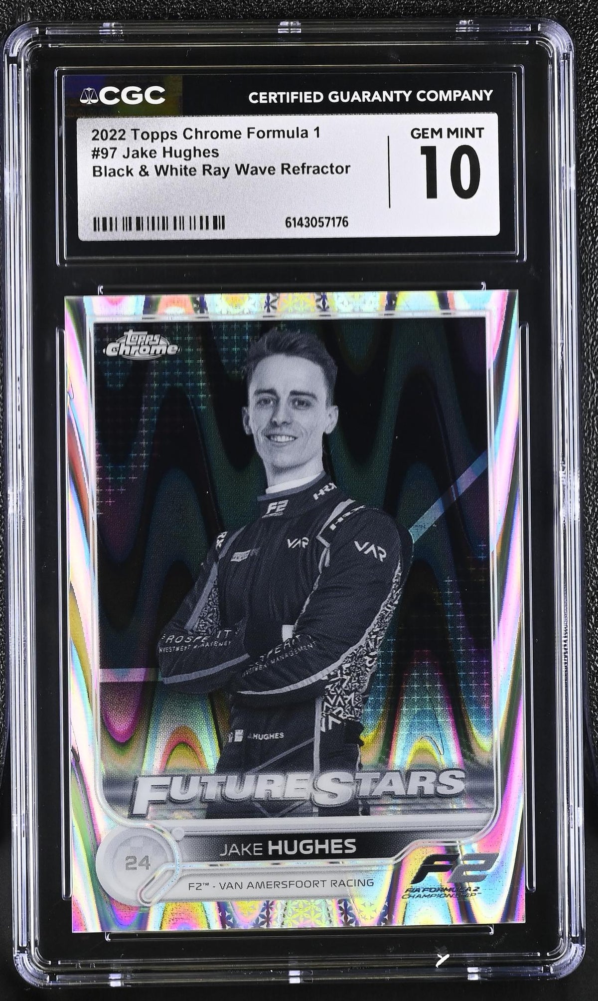 2022 Topps Chrome #97 Jake Hughes Future Stars CGC 10