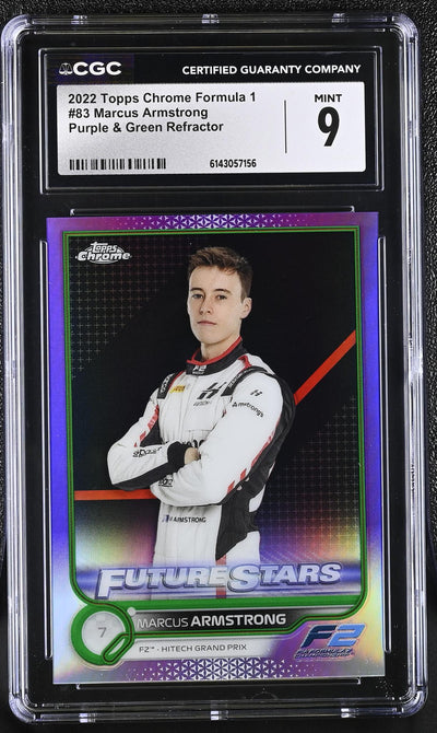 2022 Topps Chrome #83 Marcus Armstrong Future Stars CGC 9