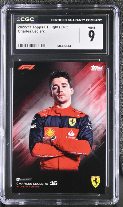 2022 Topps Lights Out #16 Charles Leclerc Lights Out CGC 9