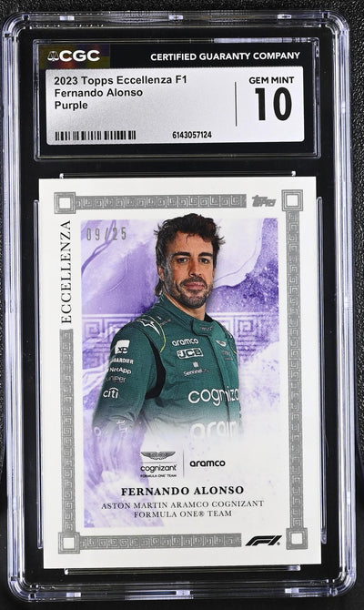2023 Topps Eccellenza Fernando Alonso Eccellenza /25 CGC 10