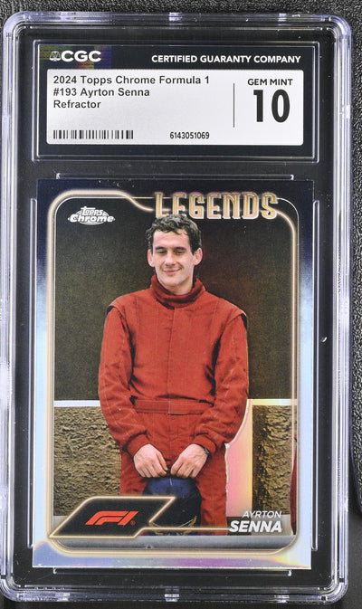 2024 Topps Chrome #193 Ayrton Senna Legends CGC 10