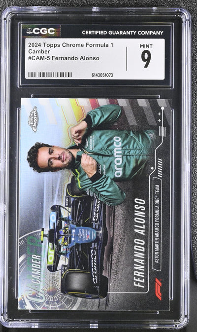 2024 Topps Chrome #CAM-5 Fernando Alonso Camber CGC 9