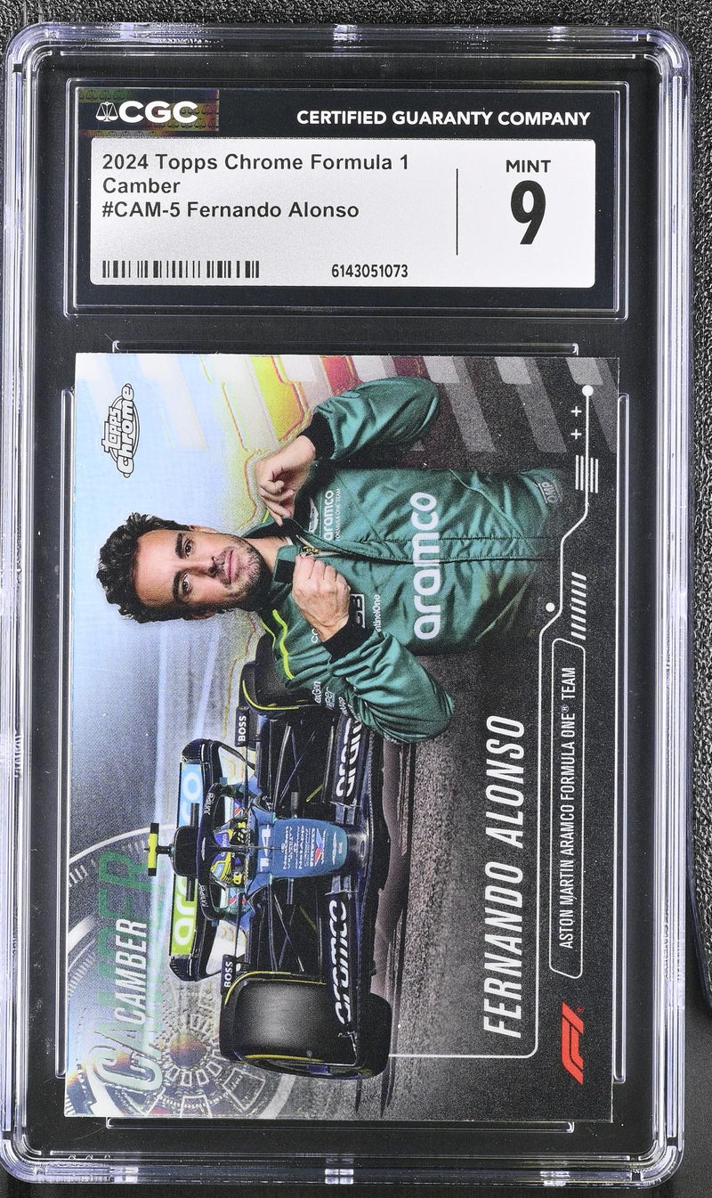 2024 Topps Chrome #CAM-5 Fernando Alonso Camber CGC 9
