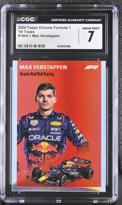 2024 Topps Chrome #1954-1 Max Verstappen CGC 7