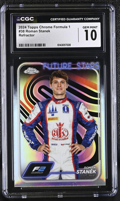 2024 Topps Chrome #38 Roman Stanek Future Stars CGC 10