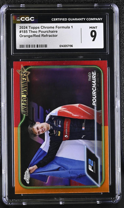 2024 Topps Chrome #185 Theo Pourchaire Award Winners CGC 9