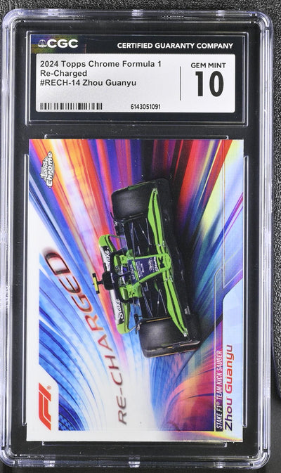 2024 Topps Chrome #RECH-14 Zhou Guanyu Re-Charged CGC 10