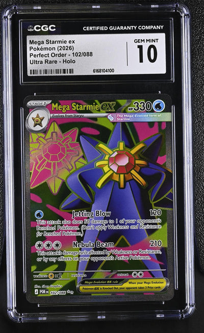 2026 #102/088 Mega Starmie ex Perfect Order CGC 10