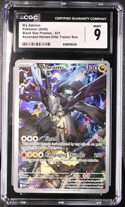 Pokémon Black Star Promos N's Zekrom #031 CGC 9