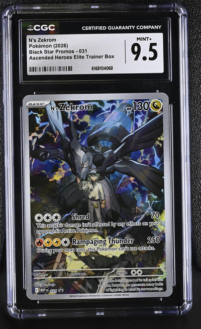 Pokémon Black Star Promos N's Zekrom #031 CGC 9.5