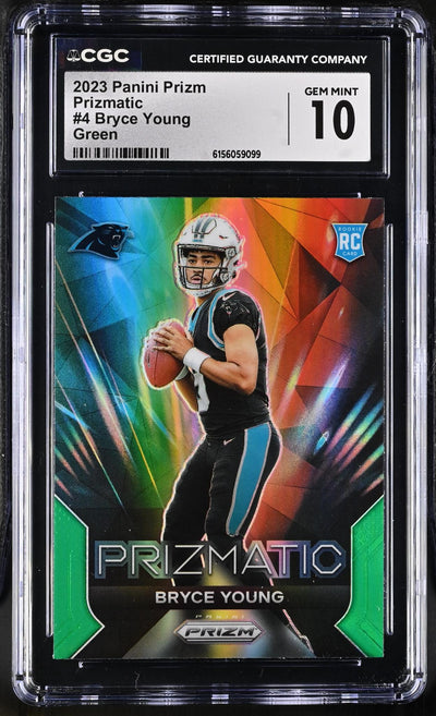 2023 Panini Prizm Prizmatic Bryce Young #4 CGC 10