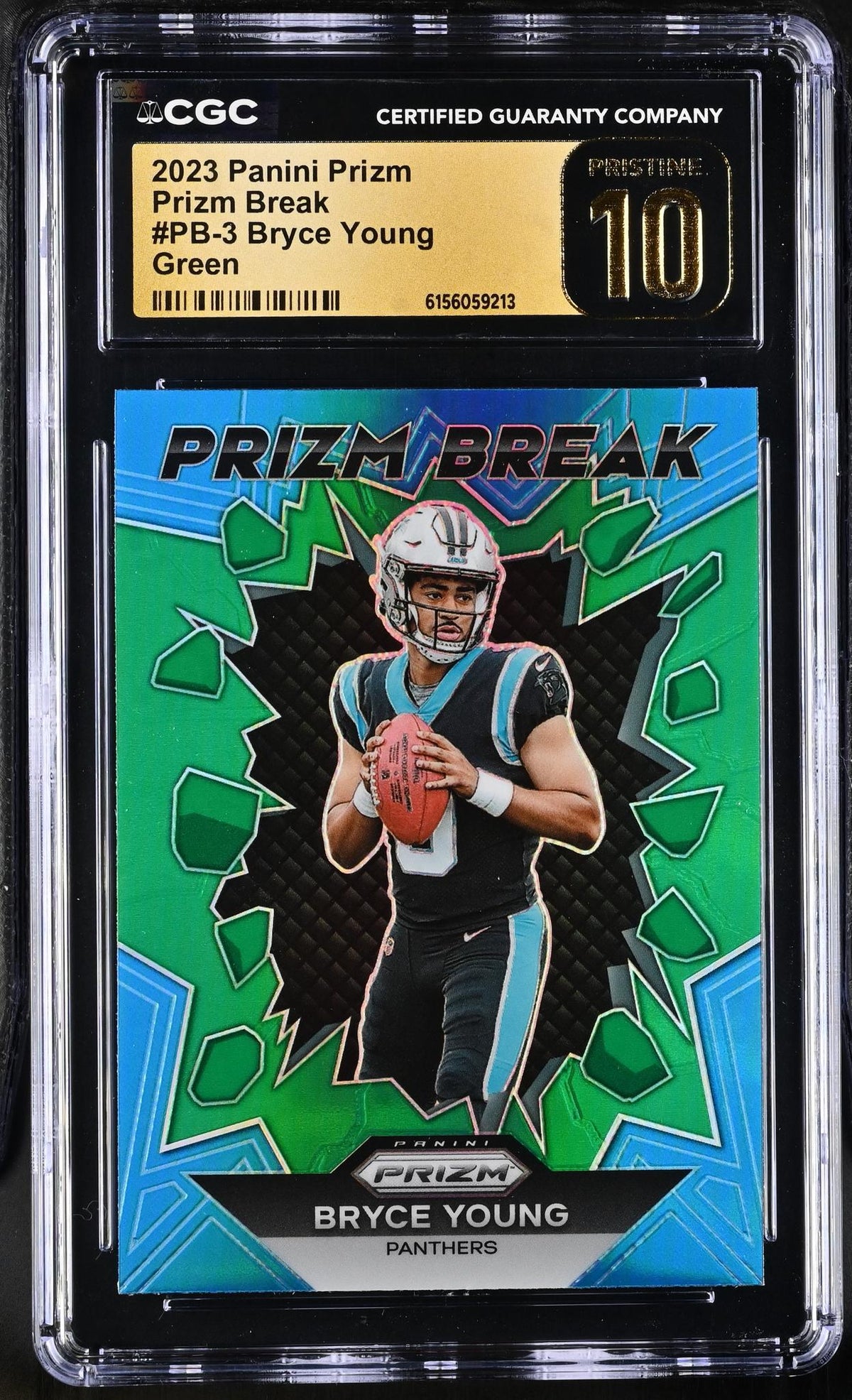 2023 Prizm #PB-3 Bryce Young Prizm Break CGC 10