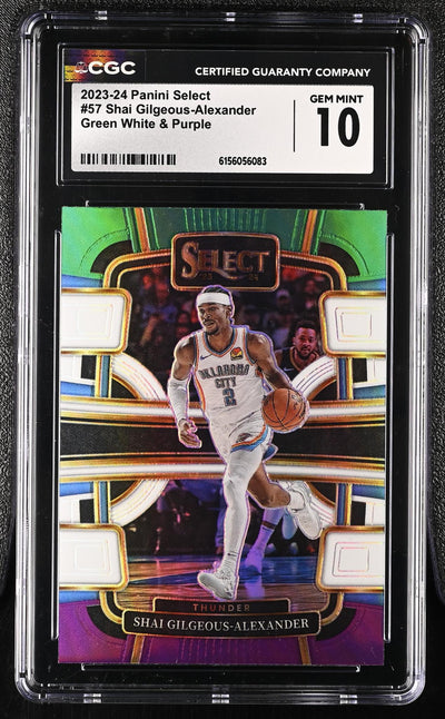 2023-24 Panini Select Shai Gilgeous-Alexander #57 Concourse CGC 10