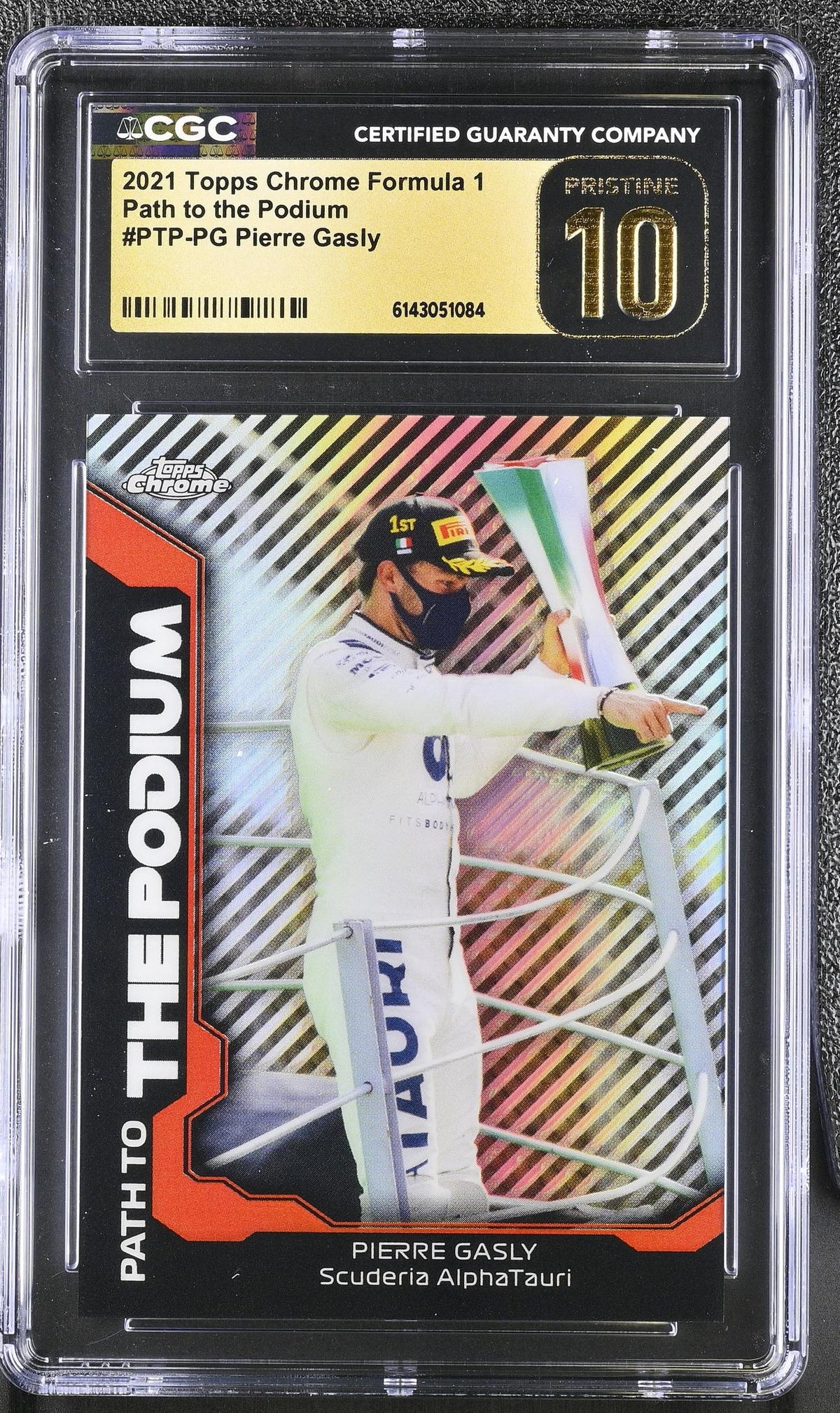 2021 Topps Chrome #PTP-PG Pierre Gasly Path to the Podium CGC 10