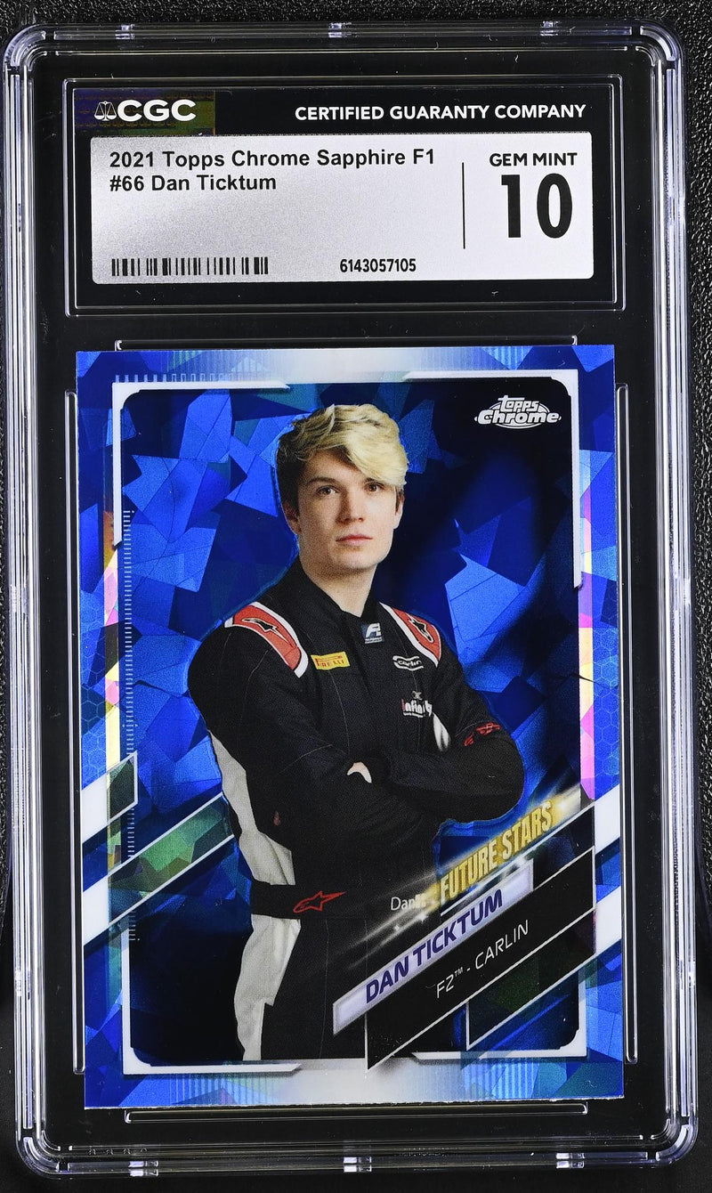 2021 Topps Chrome #66 Dan Ticktum Future Stars CGC 10