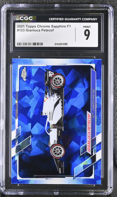 2021 Topps Chrome Sapphire #123 Gianluca Petecof CGC 9