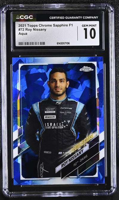 2021 Topps Chrome Sapphire #72 Roy Nissany Future Stars CGC 10