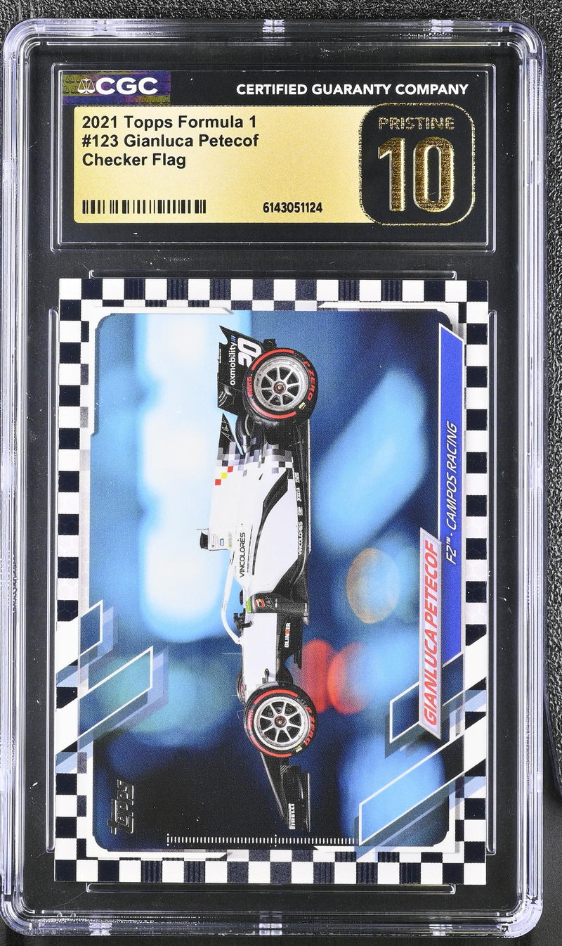 2021 Topps Formula 1 Gianluca Petecof #123 Checker Flag CGC 10