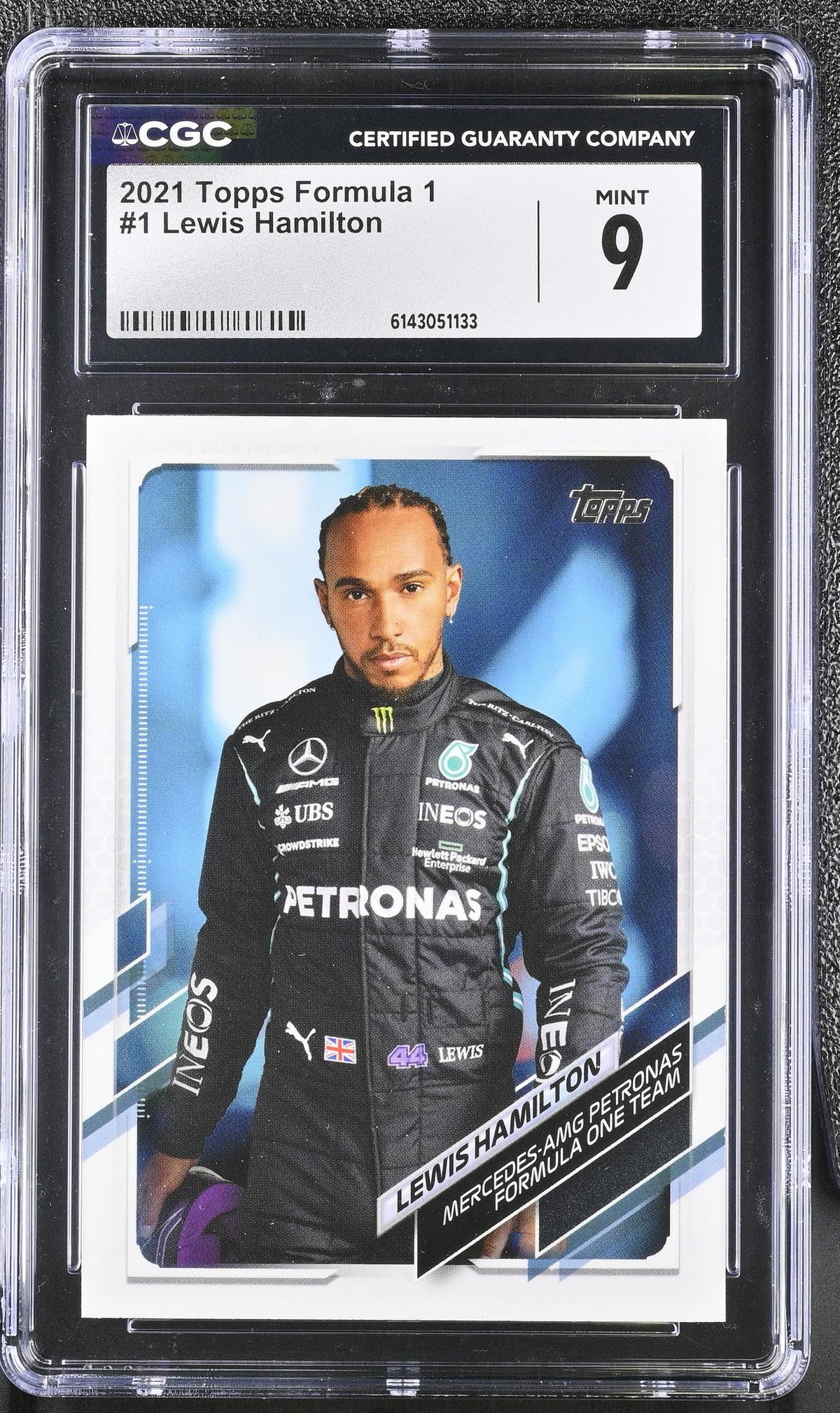 2021 Topps #1 Lewis Hamilton CGC 9
