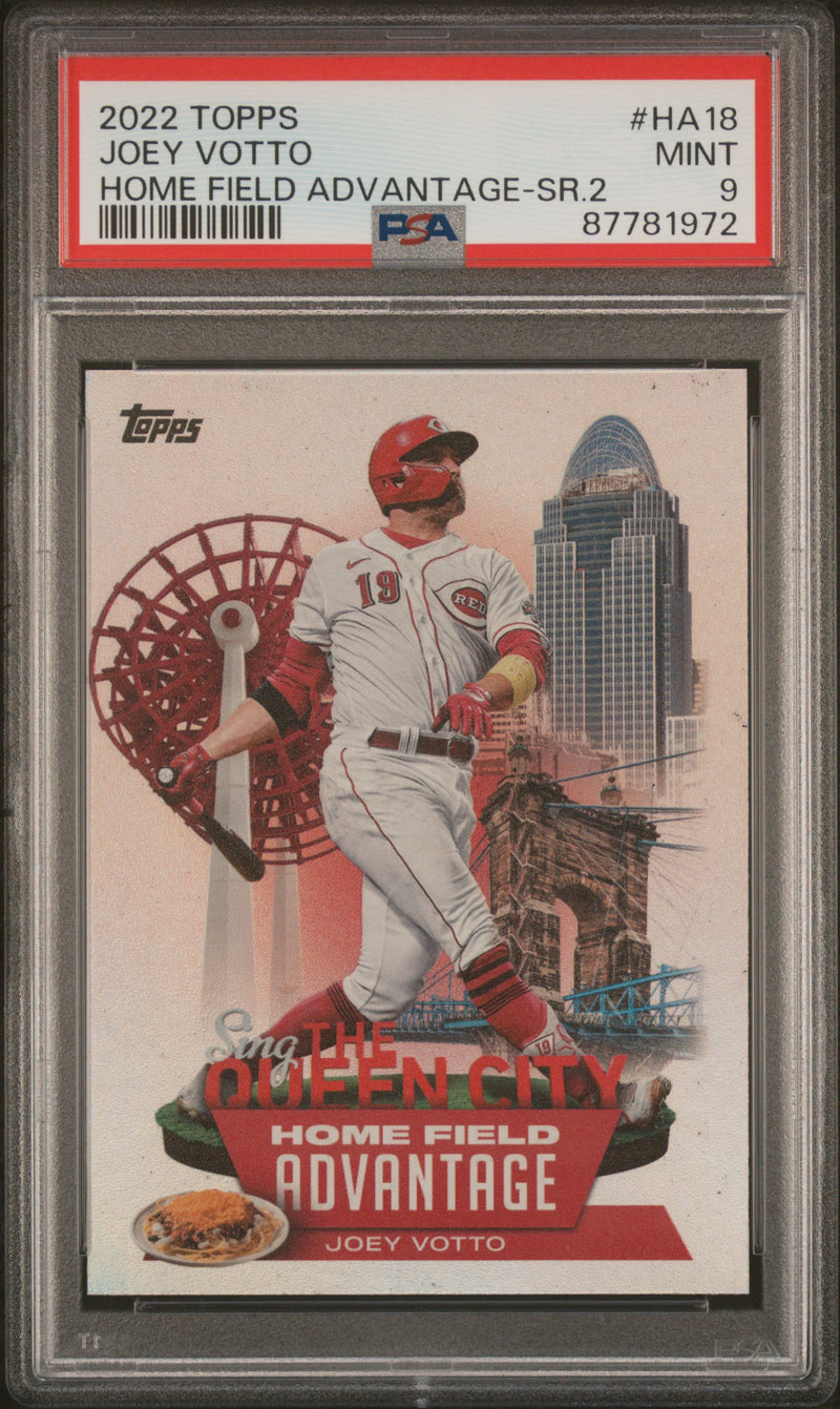 2022 Topps Joey Votto Home Field Advantage #HA-18 PSA 9
