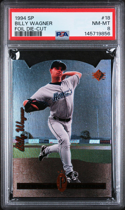 1994 SP Billy Wagner #18 Foil Die-Cut PSA 8