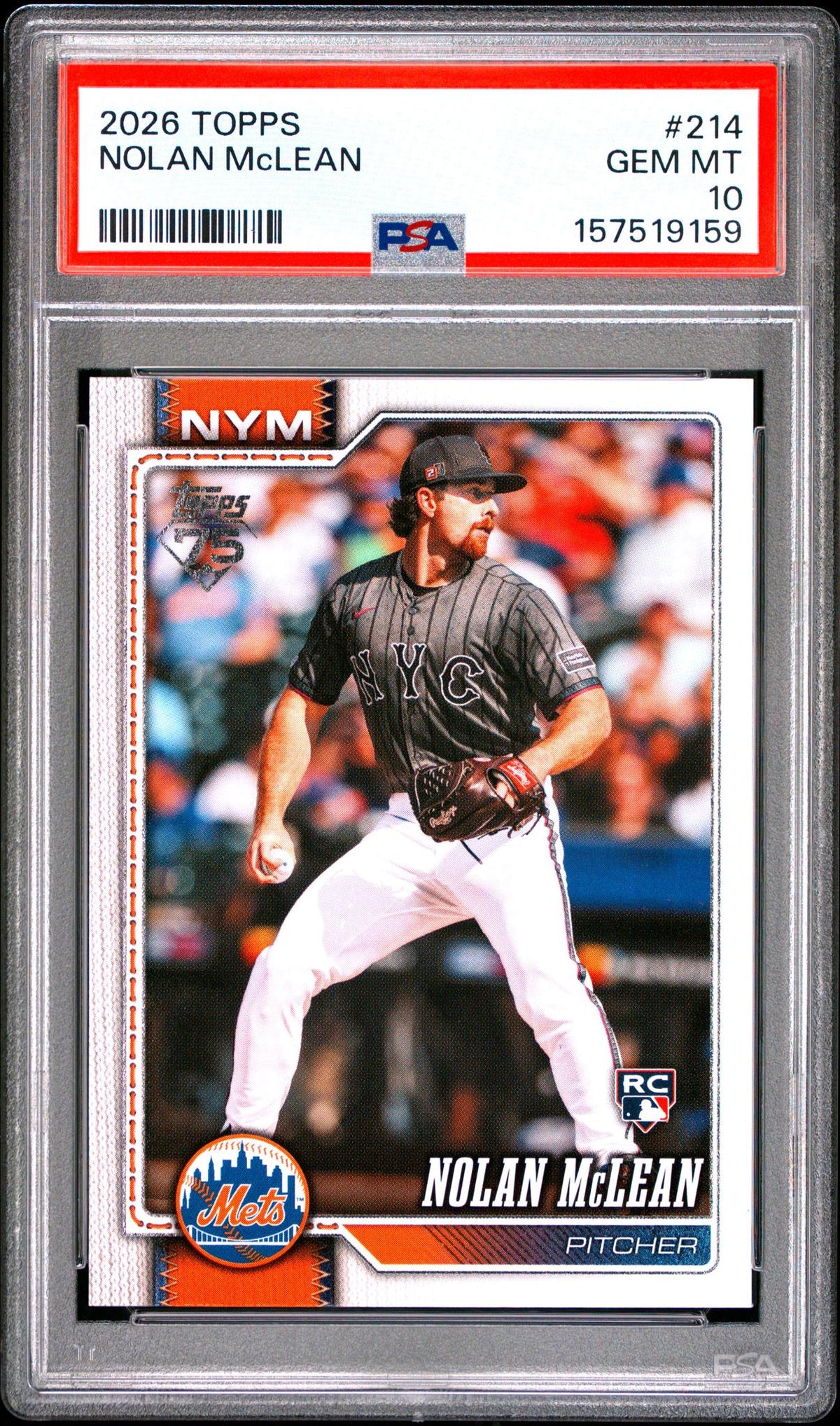 2026 Topps Nolan Mclean #214 PSA 10