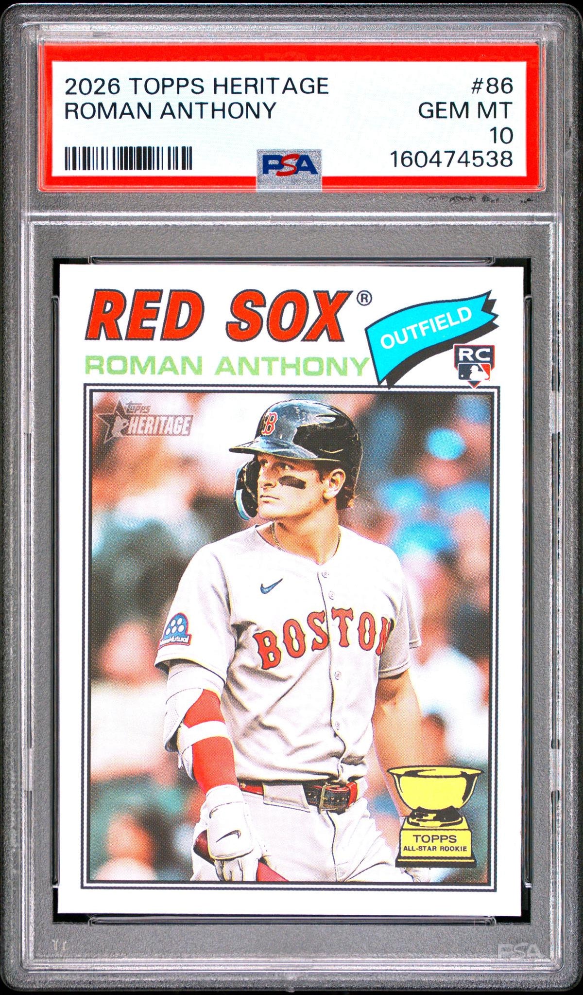 2026 Topps Heritage Roman Anthony #86 PSA 10