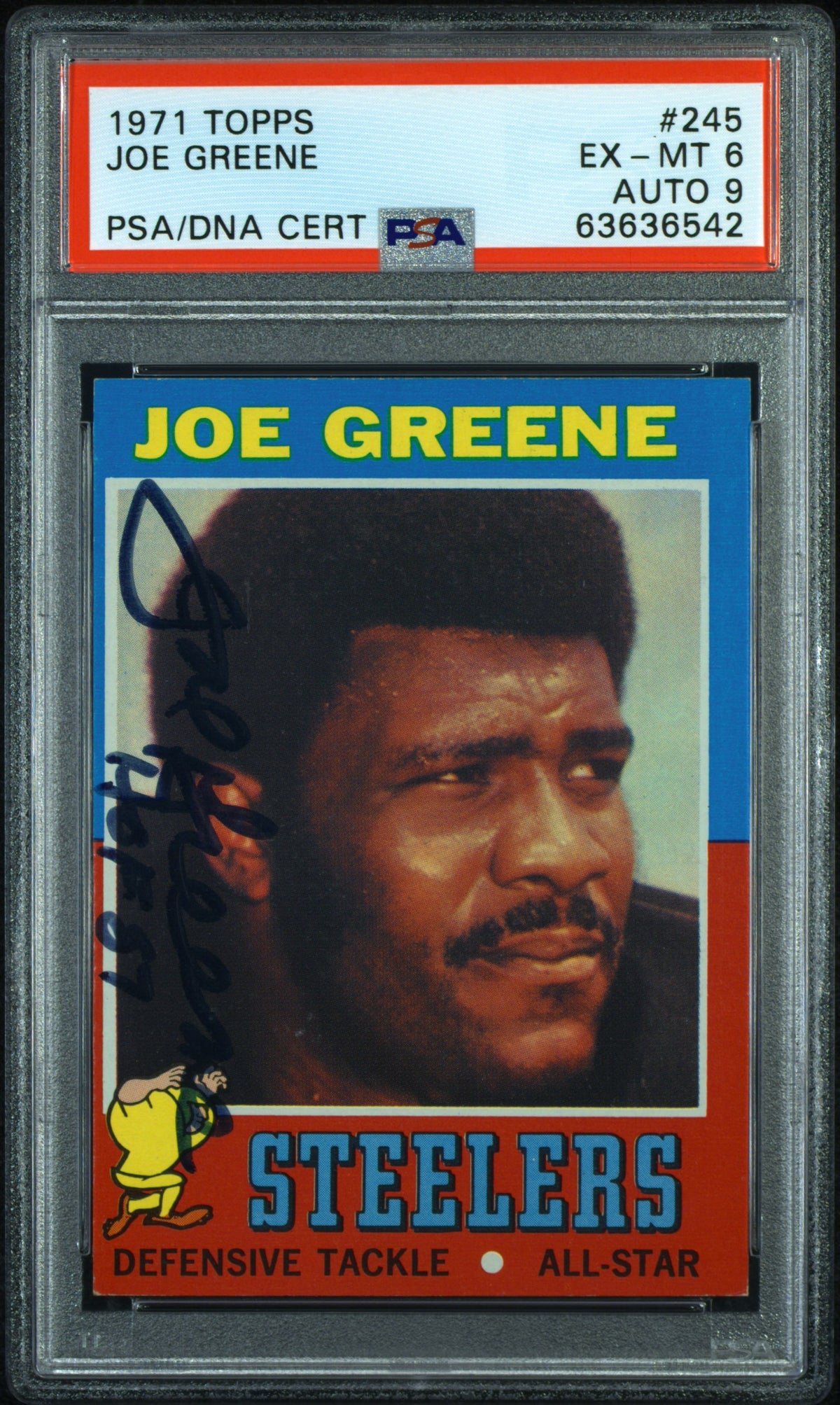 1971 Topps Joe Greene #245 PSA 6
