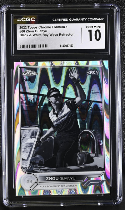 2022 Topps Chrome #66 Zhou Guanyu CGC 10