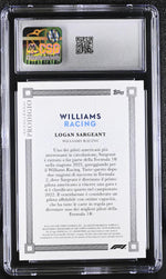 2023 Eccellenza Logan Sargeant Prodigio CGC 9.5