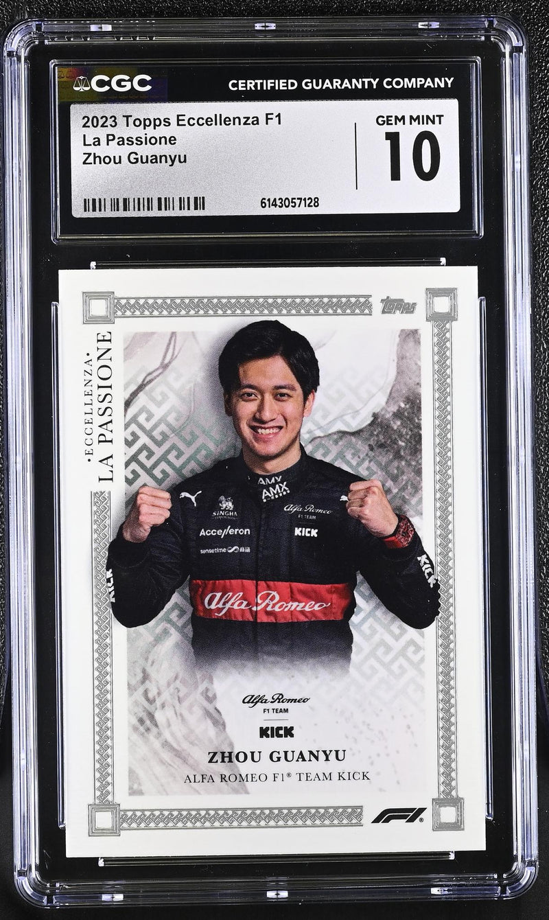 2023 Topps Zhou Guanyu La Passione CGC 10