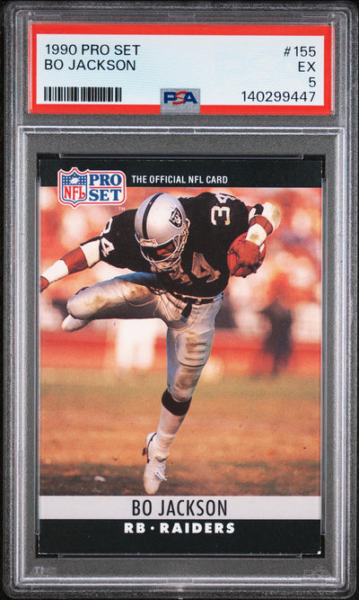 1990 Pro Set Bo Jackson #155 PSA 5