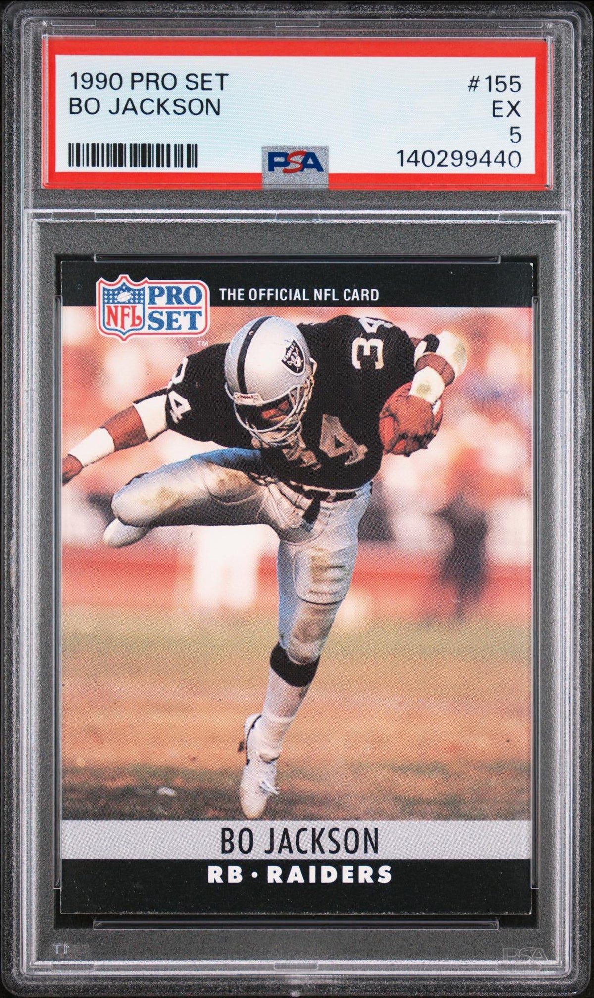 1990 Pro Set Bo Jackson #155 PSA 5