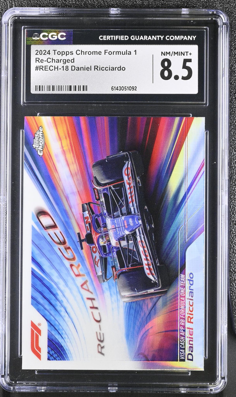 2024 Topps Chrome #RECH-18 Daniel Ricciardo Re-Charged CGC 8.5