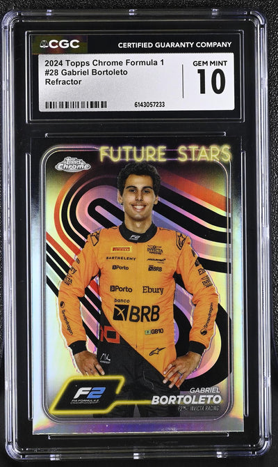 2024 Topps Chrome #28 Gabriel Bortoleto Future Stars CGC 10