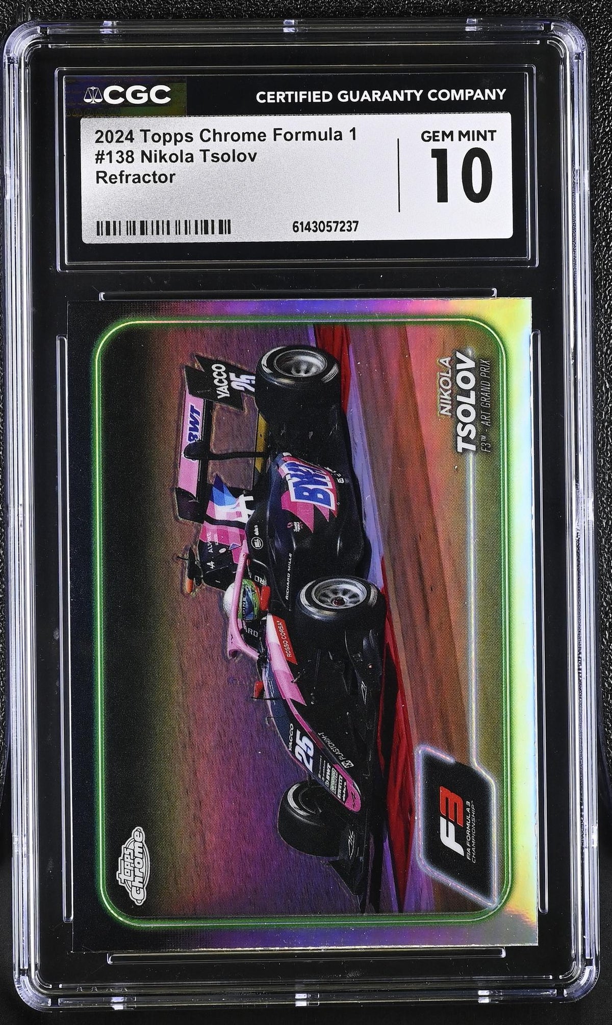 2024 Topps Chrome #138 Nikola Tsolov Refractor CGC 10