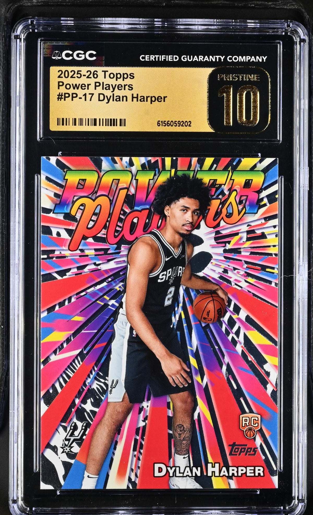 2025 Topps #PP-17 Dylan Harper Power Players CGC 10