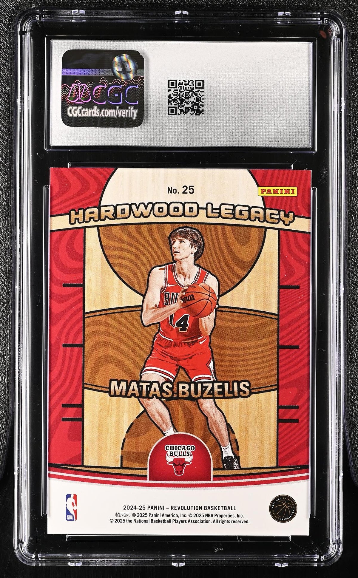 2024 Revolution #25 Matas Buzelis Hardwood Legacy CGC 10