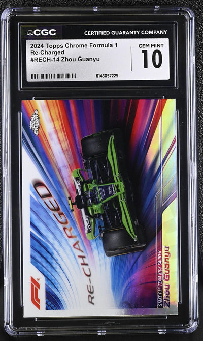 2024 Topps Chrome #RECH-14 Zhou Guanyu Re-Charged CGC 10