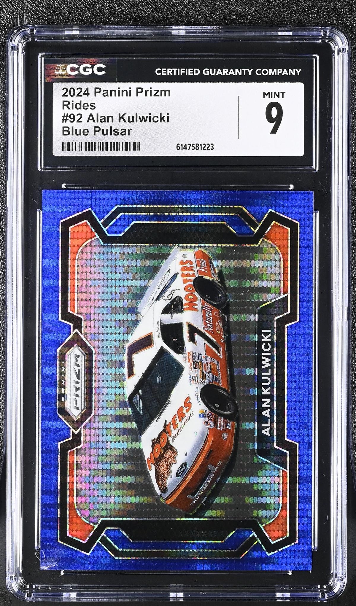 2024 Prizm #92 Alan Kulwicki Blue Pulsar /75 CGC 9