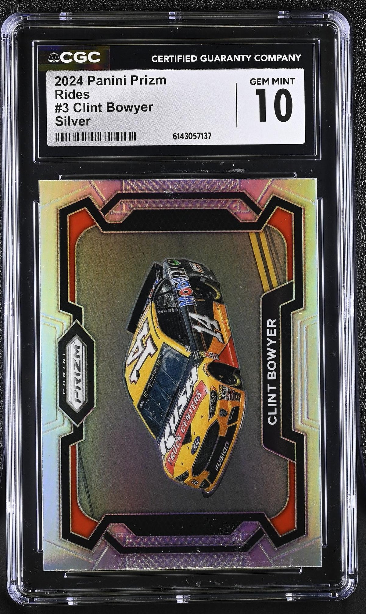 2024 Prizm #3 Clint Bowyer Rides CGC 10