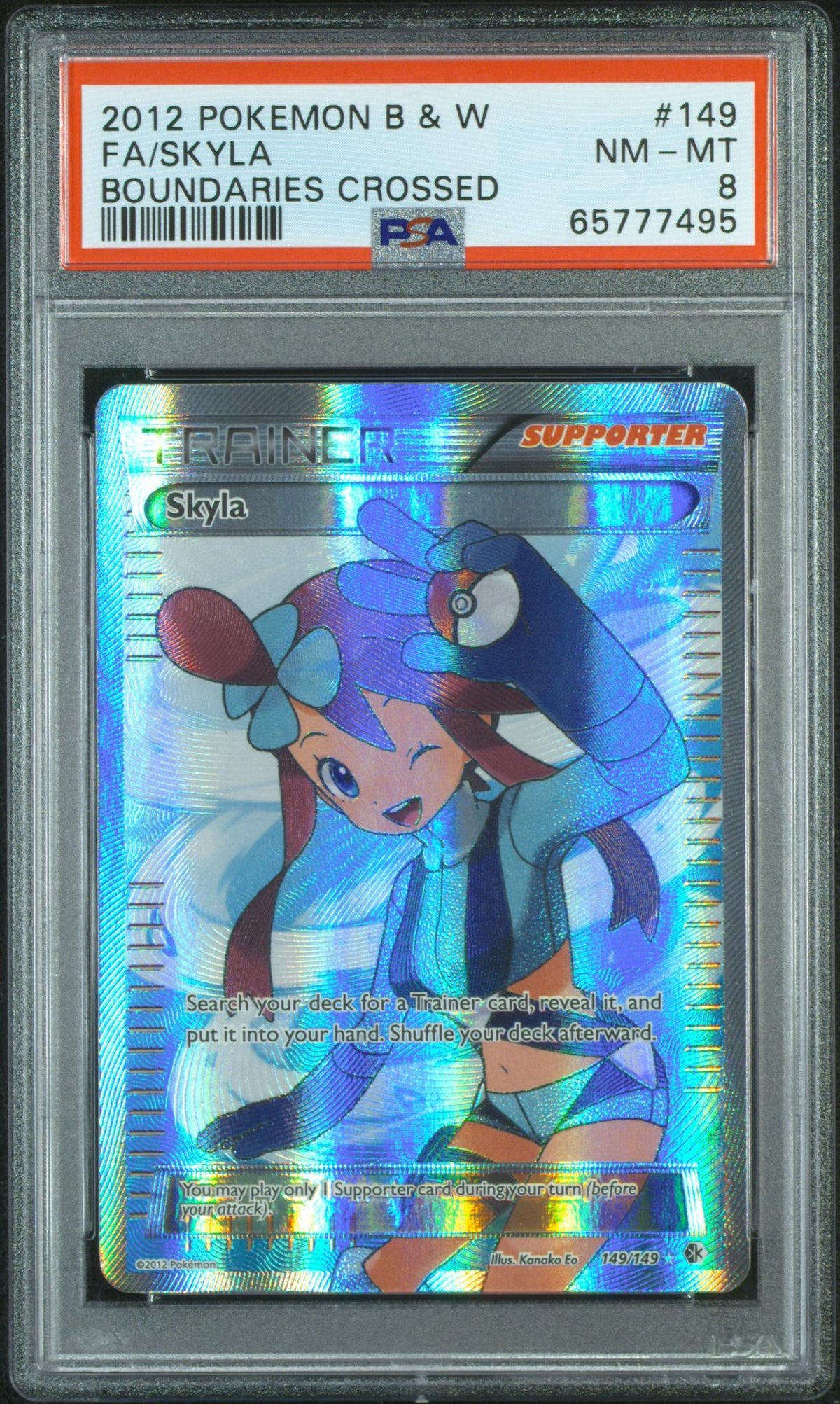 2012 Boundaries Crossed English Skyla #149 PSA 8
