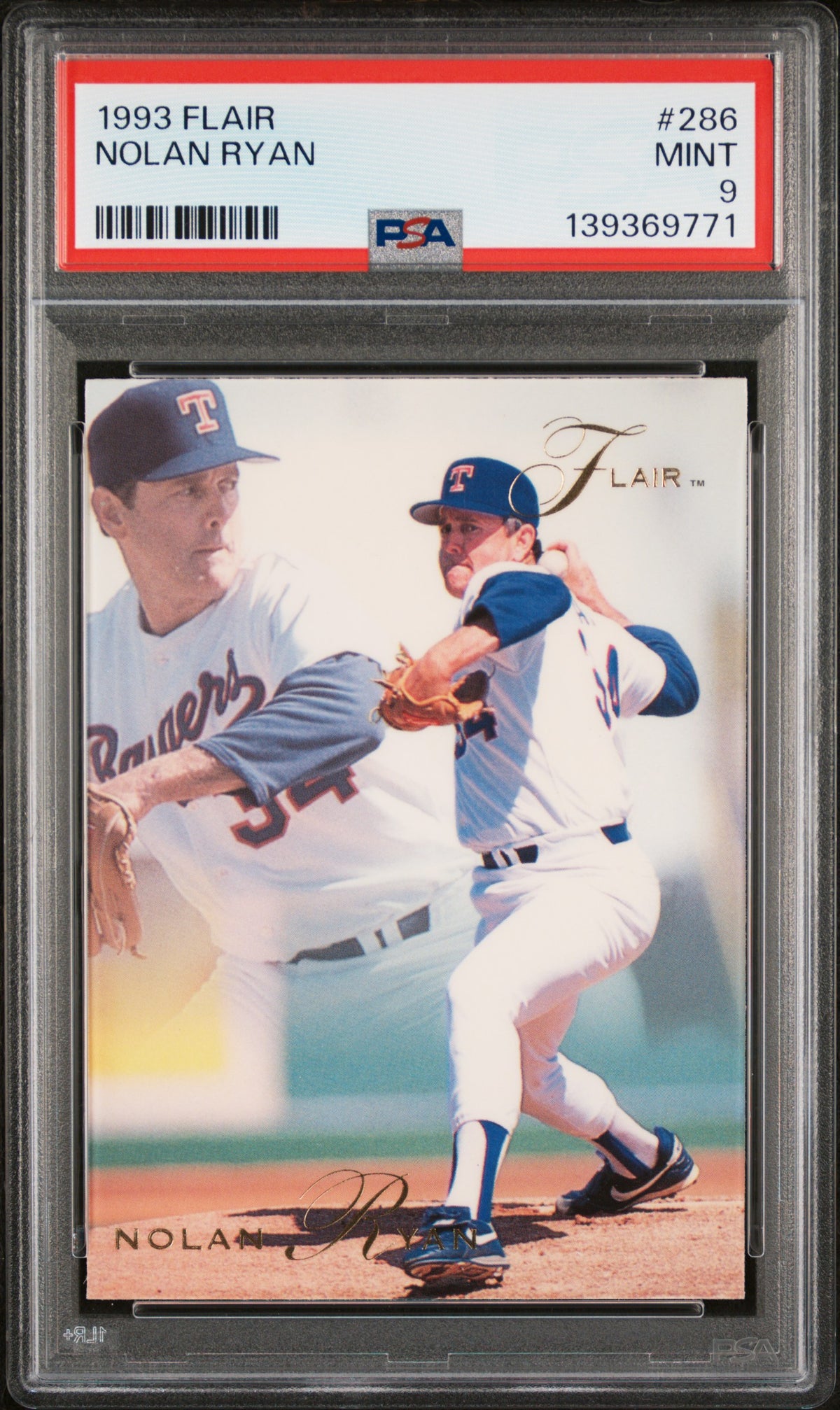 1993 Flair Nolan Ryan #286 PSA 9