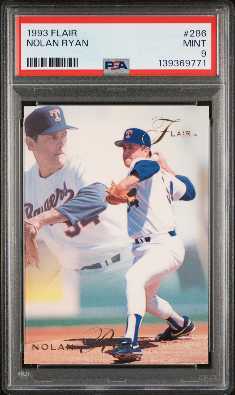 1993 Flair Nolan Ryan #286 PSA 9