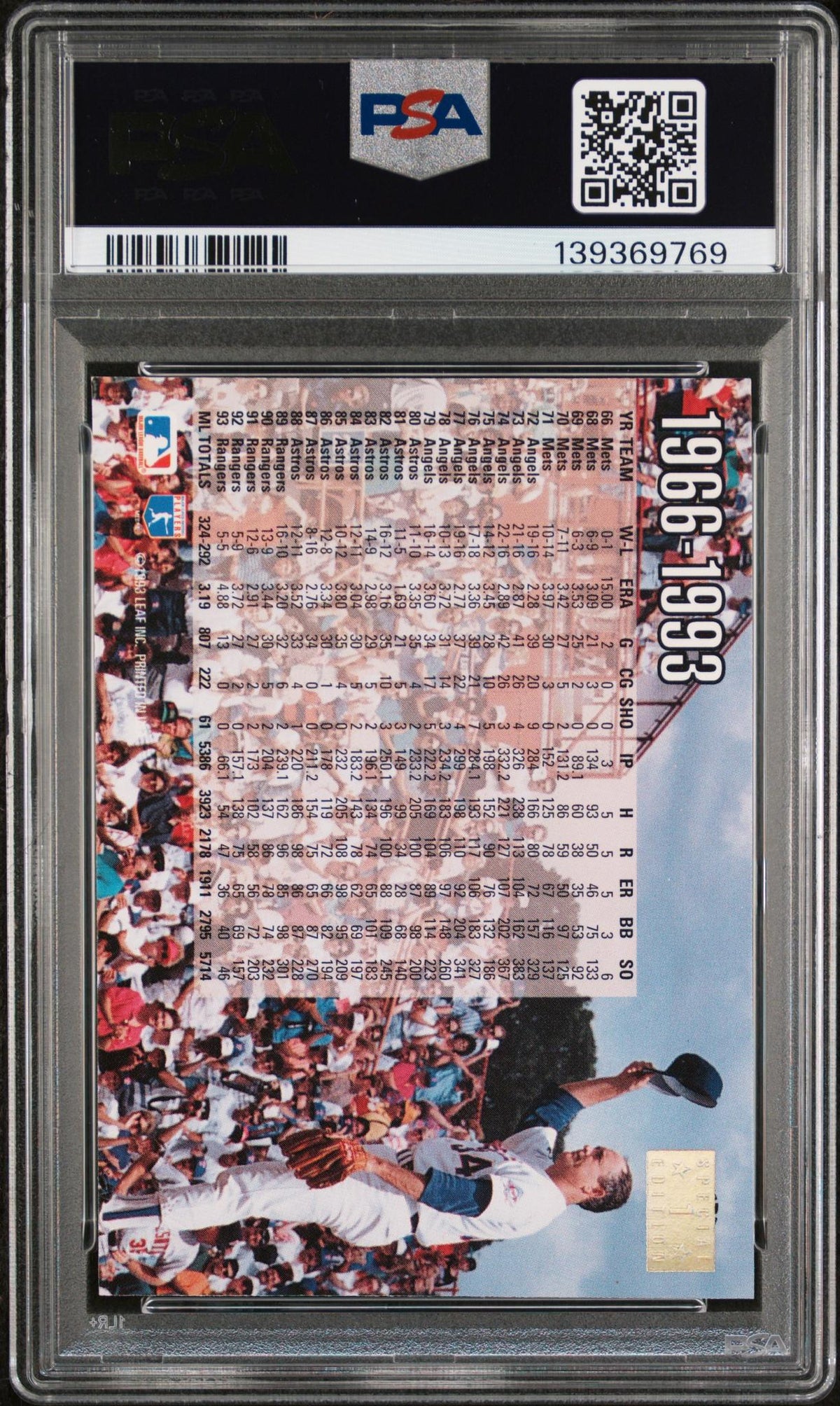 1994 Donruss Special Edition Nolan Ryan #1 PSA 8